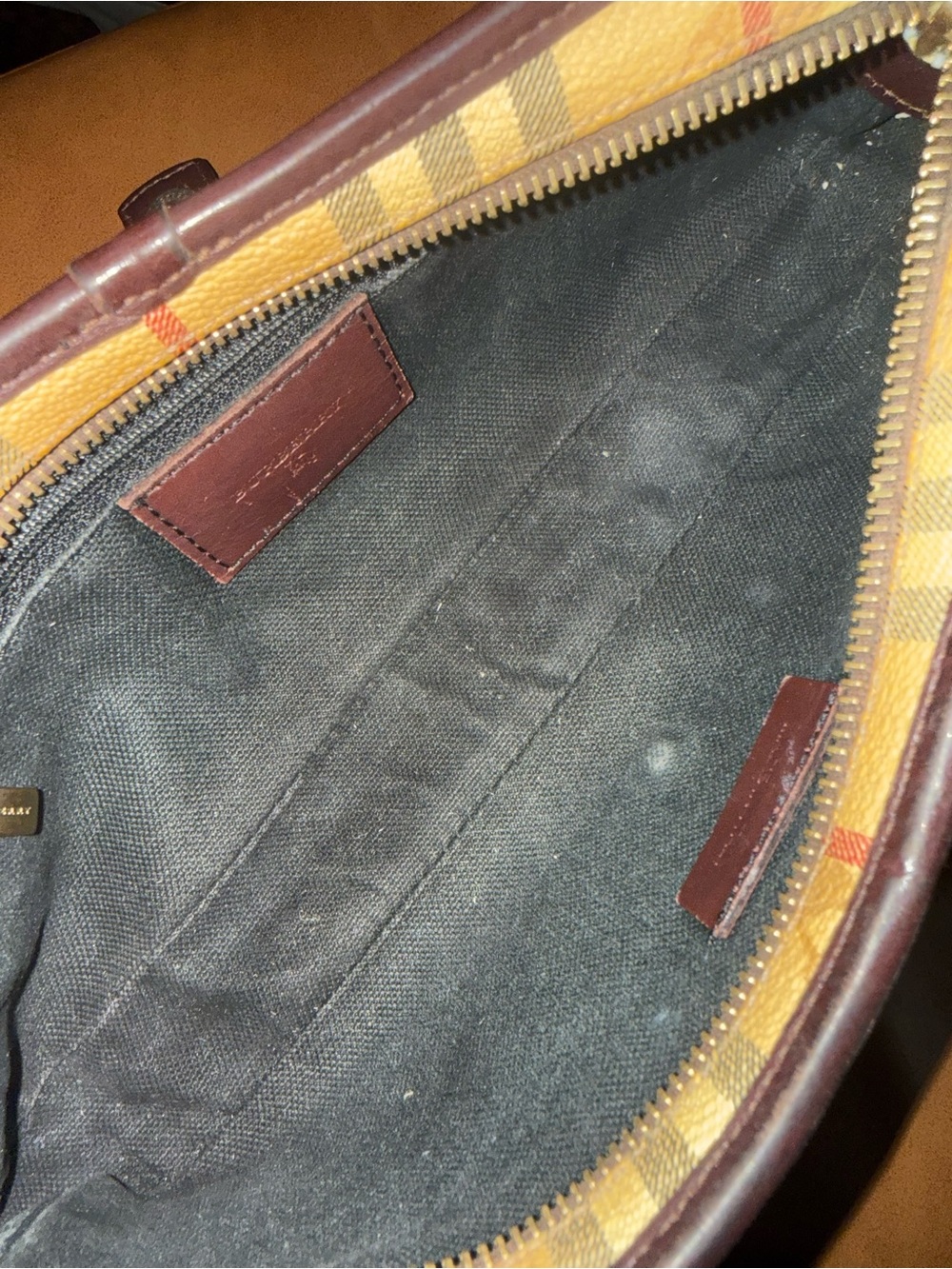 Burberry Vintage Nova plaid Baguette Classic Shoulder bag - Picture 6 of 11